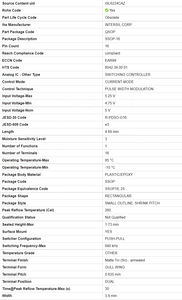 Controller X-lander ISL6224CAZ PWM da 0.9V a 5.5V 8A 600kHz a 16 Pin QSOP W componenti elettronici a circuito integrato ISL6224CAZ - Product Image 2