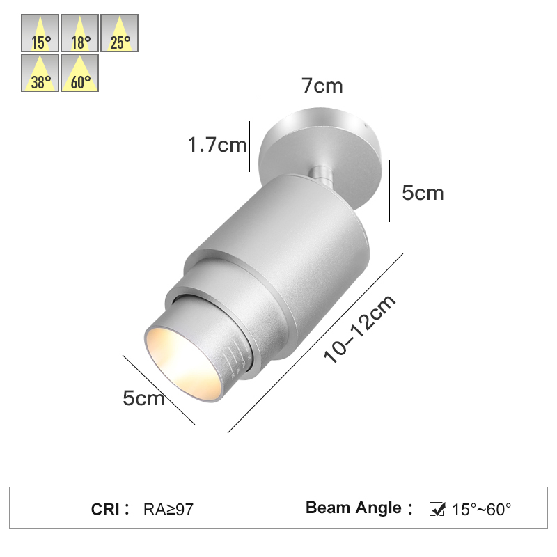GG04/3000K Argent 15-60 °