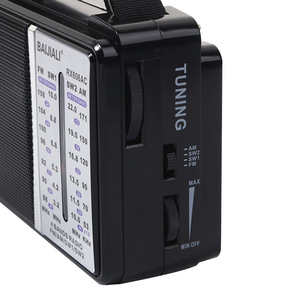 Retro Đầy Đủ Ban Nhạc Retro Đài Phát Thanh Có Thể Sạc Lại Đa Chức Năng Đài Phát Thanh Loa <span class=keywords><strong>FM</strong></span>/AM Đen Sóng Ngắn <span class=keywords><strong>Receiver</strong></span> - Product Image 2