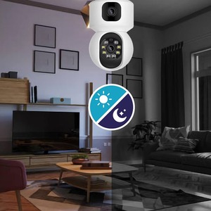 Resolución HD Wifi Cámara interior Monitor de bebé Intercomunicador de voz remoto Sistema de cámara CCTV giratoria de 360 grados - Product Image 2