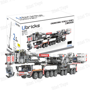 42146 Ubricks Liebherr LTM11200 grúa móvil modelo de ingeniería RC MOC Jumbo DIY montaje ladrillos para adultos juegos de bloques de construcción - Product Image 6