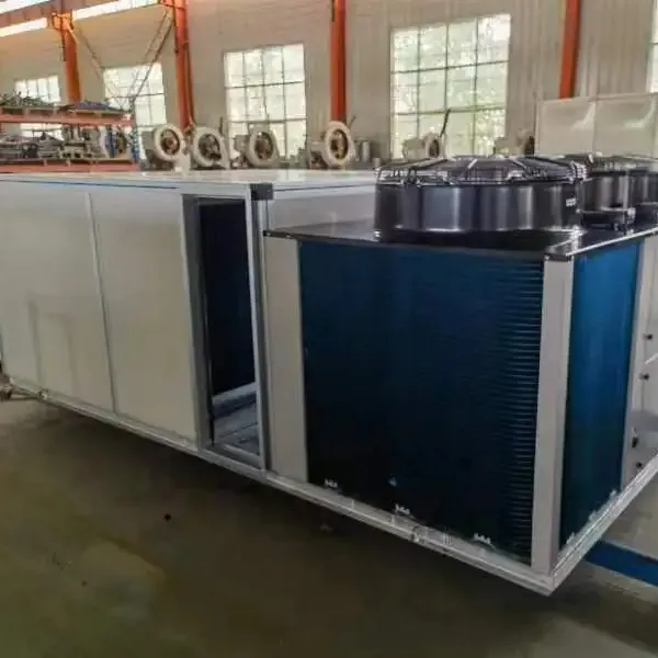 Nova unidade de tratamento de ar montada para salas limpas com função de refrigeração, preço competitivo, plantas de fabricação, montagem no telhado e no chão