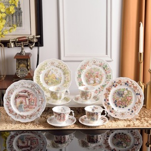 Chuột Hoàng Gia Dalton di chuyển bốn mùa tấm trang trí tráng miệng Bộ Cà Phê Trà Đen chén đĩa quà tặng - Product Image 2