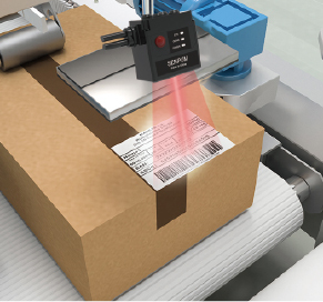 Lector de código QR integrado Senpum 1D 2D Datamatrix Módulo de escáner de código de barras de montaje fijo industrial para transportador