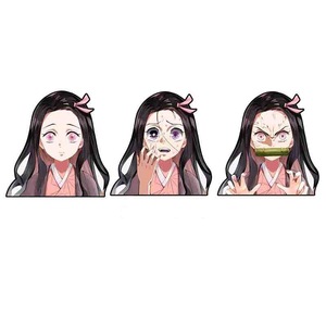300 Designs Mixed Anime 3D Lenticular <strong>Sticker</strong> Demon Tanjirou Nezuko Kakashi DBZ Hunter Reflective Phone <strong>Stickers</strong> - Product Image 1
