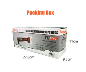 Kit de herramientas oscilantes, multiherramienta oscilante inalámbrica, velocidad variable, 3 grados - Product Image 6