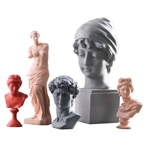 定制树脂工艺品聚树脂经典大卫雕塑彩画现代希腊雕像 - Product Image 1