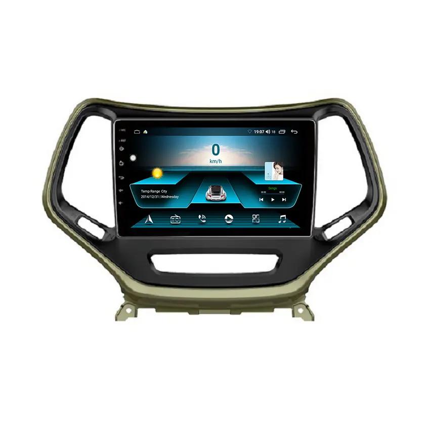 Elektronik Auto Audio Player GPS Wifi Für Jeep Cherokee 2015 2016 2017 2018 Android 10.0 DSP HD 1080P Auto Audio MP3 Musik Player