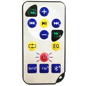 Universal Custom ize 1-18 Key <span class=keywords><strong>IR</strong></span> Transmitter Fernbedienung mit Schlüssel bund für die Heim anwendung LED Light Strip Speaker Controller