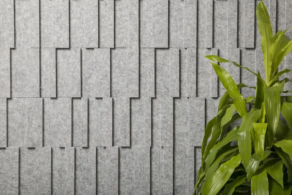 Çevre dostu % 100% Polyester akustik duvar paneli Recyclab malzeme ses geçirmez duvar panelleri