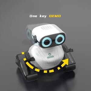 2024 nuevo diseño 2,4 GHz juguete de Control remoto Rc Robot inteligente con rotación de luz y sonido Robot de demostración automático para niños educación
