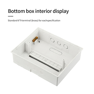 Tulabu Household Miniature Circuit Breaker Box 9-Way DB MCB Distribution Board <strong>Busbar</strong> ABS Surface Mounted <strong>Mini</strong> PC Surface - Product Image 5