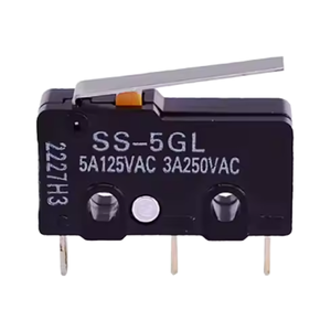 สวิตช์ไมโคร SS-5GL-F สวิตช์แบบสแนป5A 125V สวิตช์ควบคุมด้วยแรงดันไฟฟ้าสูงสุด24V 5V 220V - Product Image 3