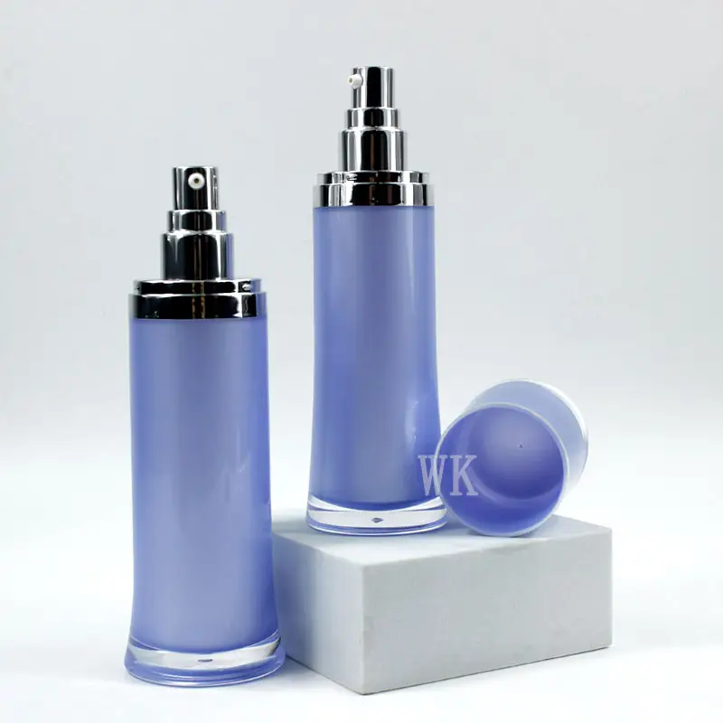 New design 30ml 60ml 100ml Acrylic cosmetic series face lotion bottle with sprayer pump