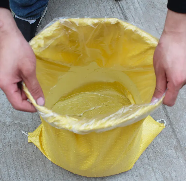 Kantong beras anyaman Putih 25kg 50kg tas anyaman kemasan makanan cetak plastik desain karung kustom