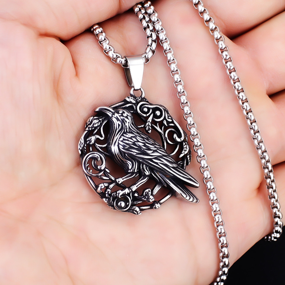 silver Hummingbird steel chain