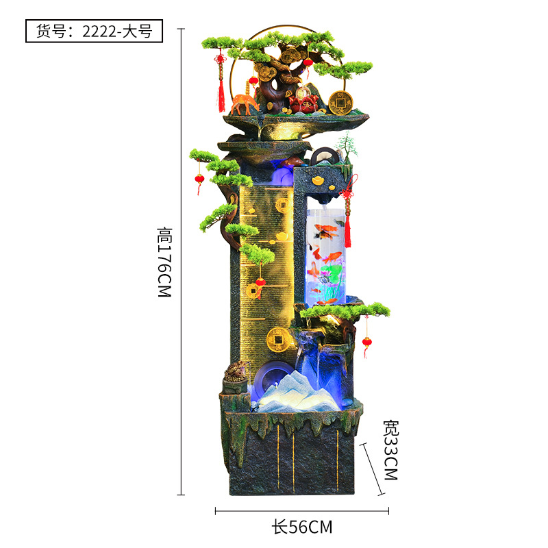 Grand aquarium individuel pour crapauds dorés : 56*30*176 cm