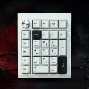 Zuoya Gmk26 <strong>Mini</strong> <strong>Number</strong> <strong>Keyboard</strong> 26keys 3mode Aluminium Alloy Wireless <strong>Keypads</strong> With Knob Custom Qmk/Via Portable Office <strong>Keypad</strong> - Product Image 1