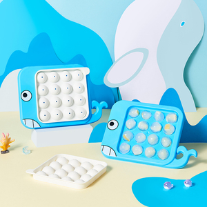 Ice Ball Maker 16 Lưới Nhựa Ice Cube Khay Tủ Đông An Toàn Nhà Bếp Nguồn Cung Cấp Tự Chế Vòng Ice Cube Maker Khuôn-Cá Voi Hình Dạng - Product Image 1