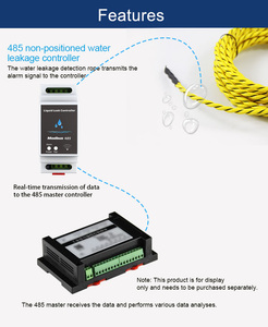 Tuya WIFI Water Leak <strong>Sensor</strong> Leakage <strong>Detection</strong> Project <strong>Using</strong> Data Center Environmental Monitoring Rope Detector Alarm Device