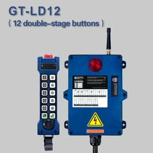 GOTI GT-LD12 Wireless 12 Channel 2 Speed Crane Remote Control with EMS Push Button Controller - Product Image 2
