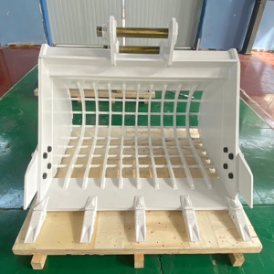 Sự Khác Biệt Các Loại Hình Dạng R130 Máy Xúc Skeleton Màn Hình Xô Với Răng Hoặc Đôi Lưỡi Side Cutter - Product Image 3