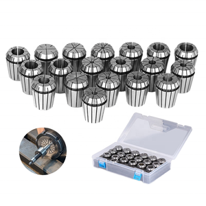 Er32 19-Piece CNC đàn hồi Máy phay điện mùa xuân <span class=keywords><strong>Collet</strong></span> ER Chuck cho khắc công cụ chất lượng cao - Product Image 1