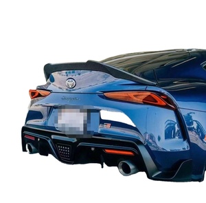 V tarzı spoilerr Supra G/GR Spoiler kanat karbon Fiber arka bagaj yüksek kanat Spoiler TRD stil için 2019 2020 2021 Toyota - Product Image 1