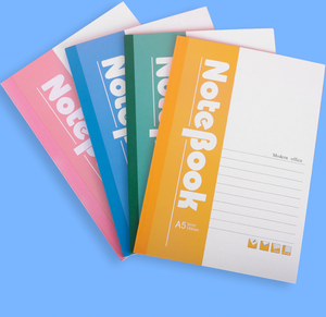 Bloc de notas engrosado de tamaño A5 con cubierta de papel para actas de reuniones de oficina y grabación de diario - Product Image 1