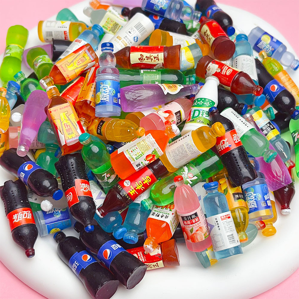 Mélange de bouteilles de boisson
