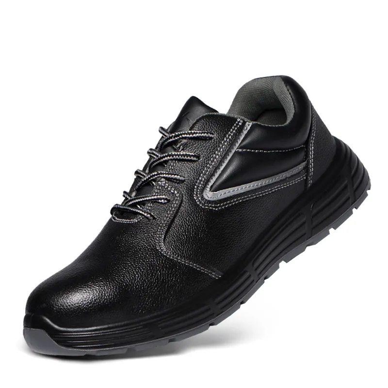 Stivali per scarpe antinfortunistiche da lavoro da uomo a prezzi economici all'ingrosso con punta in acciaio e piastra in acciaio