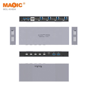8K 30hz Manual Usb3.0 Hdmi 2.<strong>1</strong> Seamless <strong>Kvm</strong> Switcher 4 in <strong>1</strong> Out Seamless Hdmi <strong>Kvm</strong> Switcher with Usb3.0 Cables - Product Image 5