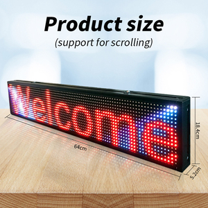 Willkommen anzeigen LED-Anzeige Scrolling Text Board LED-Matrix-Anzeigetafel LED Digital Programmable Scrolling-Informationen - Product Image 3