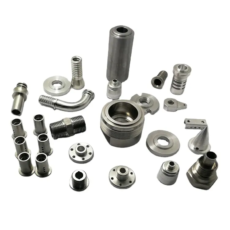 Piezas de Metal de mecanizado CNC, mecanizado de 5 ejes, piezas pulidas de acero inoxidable