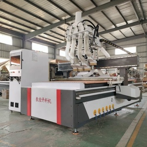 Enrutador Cnc de trabajo en madera, 4 cabezales Atc, 3 ejes, máquinas enrutadoras Cnc multihusillos con polvo al vacío - Product Image 4
