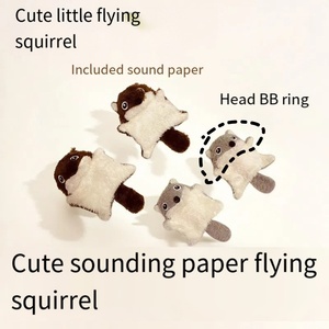 Adorable Essential Cute Plush Flying <strong>Squirrel</strong>, Crinkle Paper for Sound, Entertaining and Self - Amusing - Product Image 3