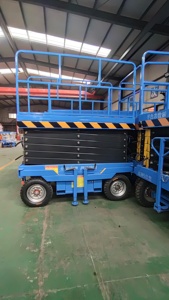 Aerial Work <strong>Platform</strong> with 300kg <strong>Load</strong> Capacity Scaffolding Hydraulic Scissor Lift Tables <strong>Platform</strong> for Aerial Work - Product Image 6