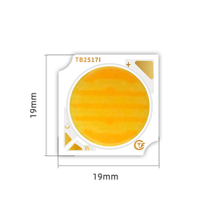 36w+36w White Dual Color COB Chip 19*19mm 2 in 1 Color White Ceramic COB <strong>LED</strong> Chip Diode 36-38v 0.7A <strong>72</strong> <strong>Watts</strong> Flood Light - Product Image 1