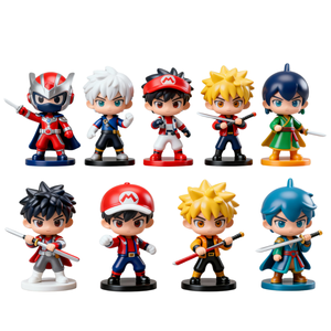 OEM quy mô 1/6 Hành động Hình nhà sản xuất tùy chỉnh 3D in PVC Vinyl hình thiết lập với phim hoạt hình phong cách thiết kế - Product Image 3