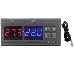 Controlador de temperatura Digital con pantalla LED Dual, termostato con relé de 10A, termorregulador de calefacción y refrigeración, STC-3018 - Product Image 1