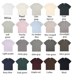 OEM/ODM Customized High Quality Unisex T-Shirt Drop Shoulder Streetwear Logo Print Blank Design Short Neck Custom T Shirt - Product Image 3