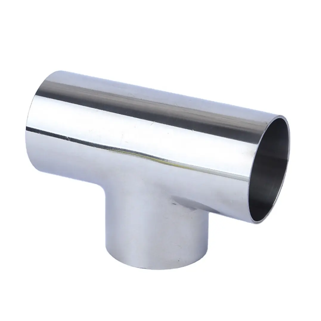 Food Grade 2 Inch 3 Way Welded Stainless Steel Elbow Pipe Fittings