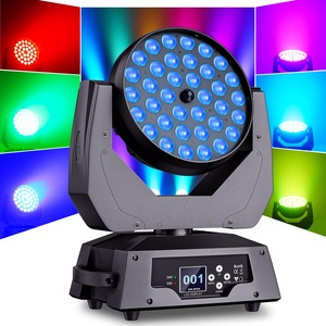 DMX512 U King Pro DJ LED sahne işık RGBW LED hareketli kafa işık yıkama etkisi kontrolü ile otel düğün sahne sineması için - Product Image 1