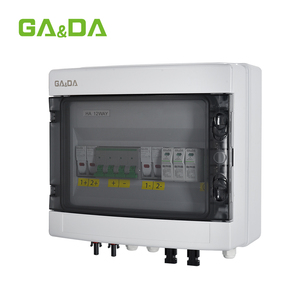 ABS guscio di plastica scatola combinatore solare 2 ingresso 1 uscita 1000V scatola stringa apparecchiature elettriche per sistemi solari di controllo industriale