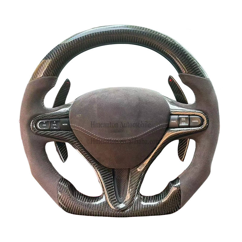 Civic 8 gen Carbon Fiber+Alcantara Frame Buttons+W