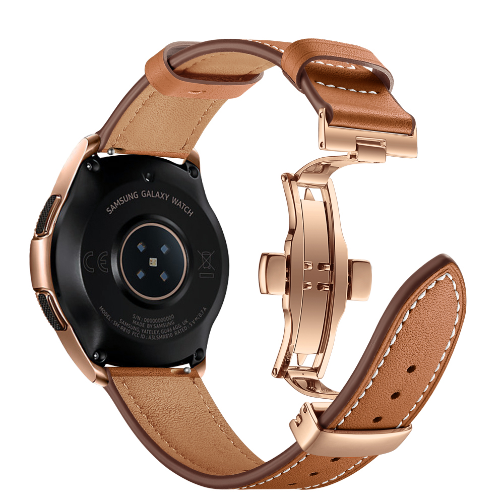 Brown Rose Gold Buckle