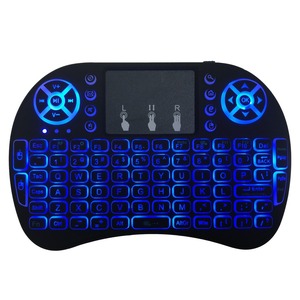 Teclado i8 air mouse 2,4 GHz, 7 colores, fabricante, precio directo de fábrica