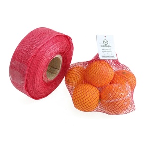 Küçük ambalaj meyve sebze Net HDPE örme boru şeklindeki tel örgü rulosu paketleme makinesi için - Product Image 1