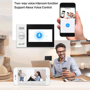 Tuya 99ワイヤレスセキュリティシステム4.3インチタッチスクリーンCian工場供給デュアルネットワークWIFI GSM/4G 99ゾーンアラームABS品質 - Product Image 4