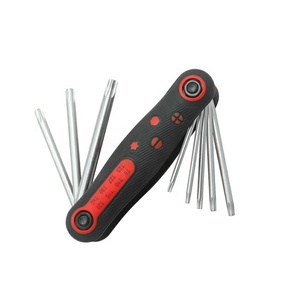 Portable Allen Wrench Set <strong>8pc</strong> Folding <strong>Hex</strong> <strong>Keys</strong> for Basic Home Repair and General Applications - Product Image 2